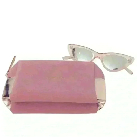 GRÈS PARIS ROSE  VELVET POUCH MINI BAG - Picture 2 of 7